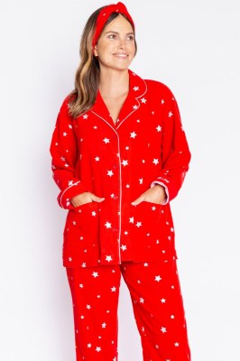 Flannel PJs - Red Stars(1)